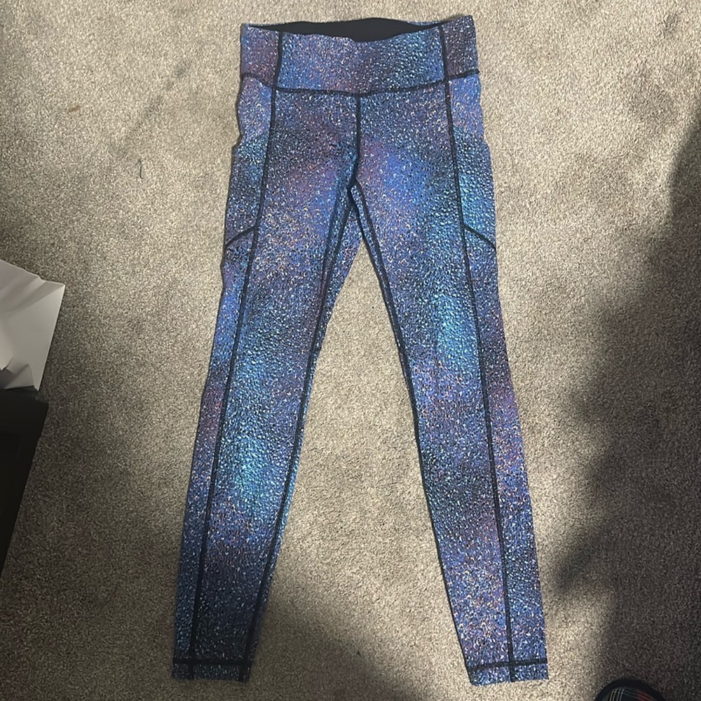 Lulu lemon multi colored yoga pants